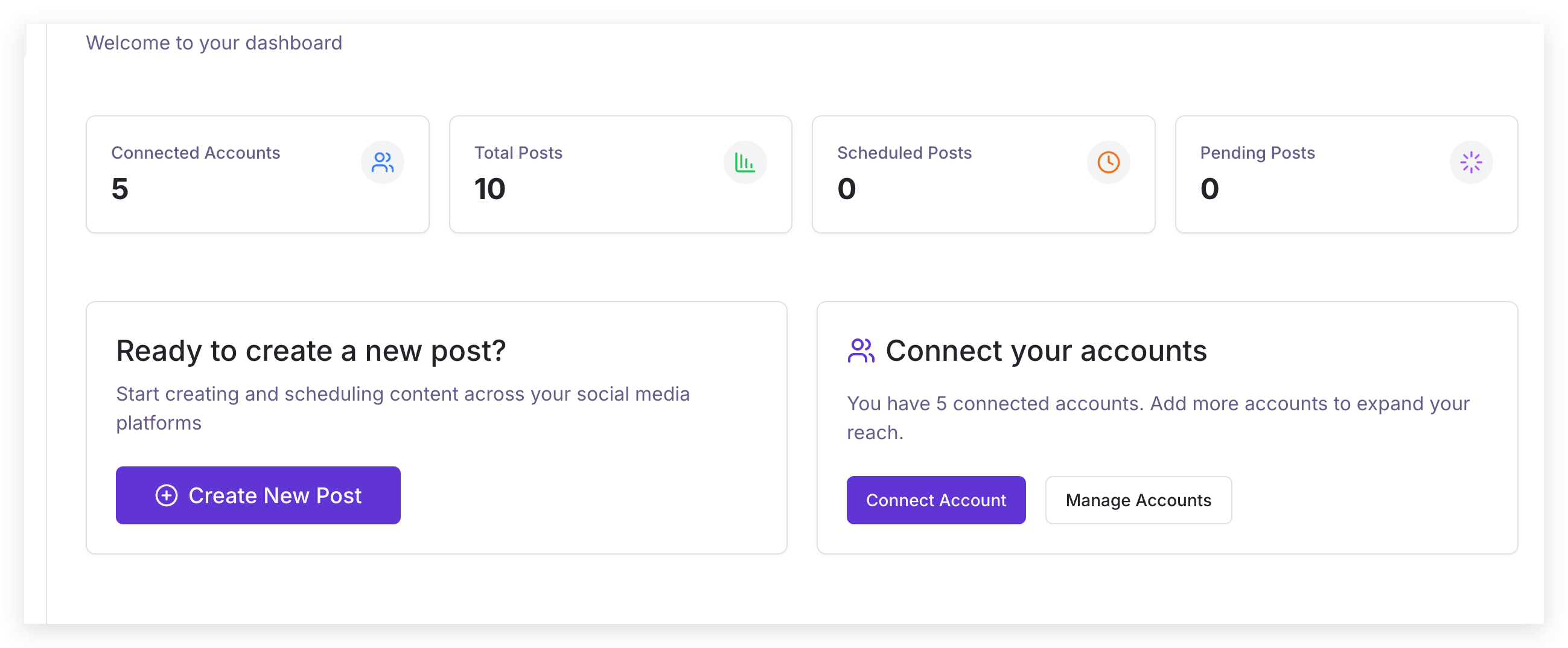 Post Dance Dashboard Preview